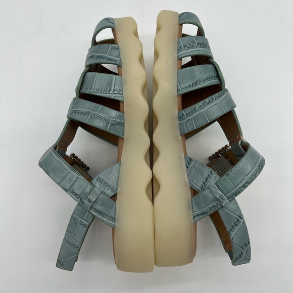 Aerosoles Wagner Platform Sandals Sage Green Strappy Women’s Size 6 - Picture 8 of 12